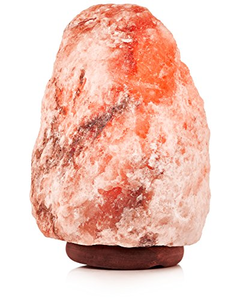 Salt Lamp Imports Natural Pink Himalayan Salt Rock Crystal Lamp 3 to 5 KG with Wooden Base, Cord, and Bulb